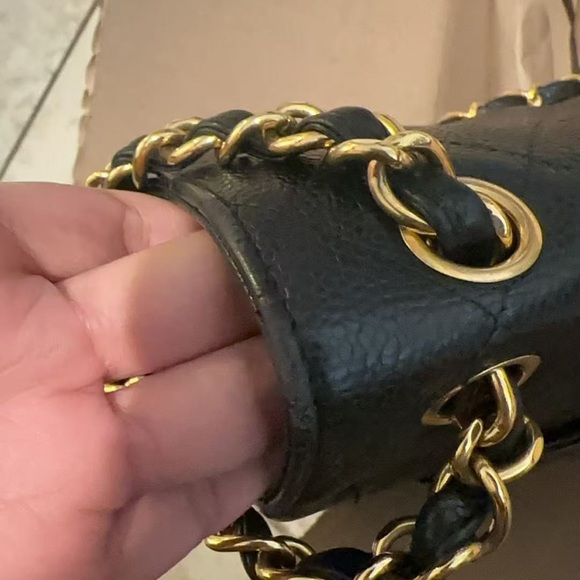 Chanel double flap bag quilted caviar jumho - Picture 16 of 17